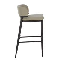 Christopher Knight Home Carolyn Tabourets de bar industriels en métal et similicuir (lot de 2)