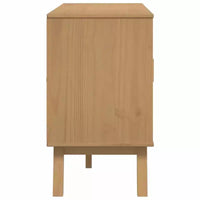 vidaXL Buffet OLDEN Marron 44,9x16,9x28,9 cm Bois de pin massif