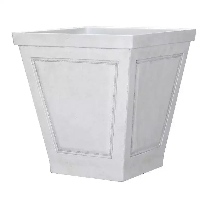Jardinière en polyrésine New England L&G Solutions - 42,4 cm - Blanc