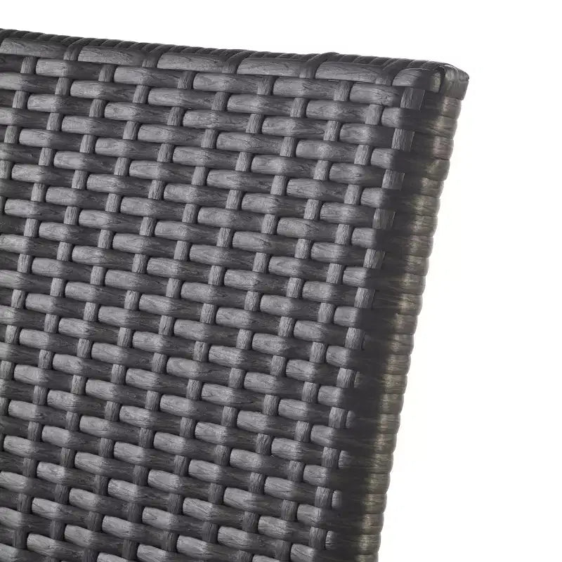 GDFStudio Conquista Tabourets de bar d'extérieur en osier 30 pouces (lot de 2)