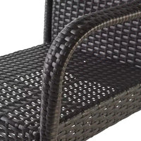 GDFStudio Conquista Tabourets de bar d'extérieur en osier 30 pouces (lot de 2)