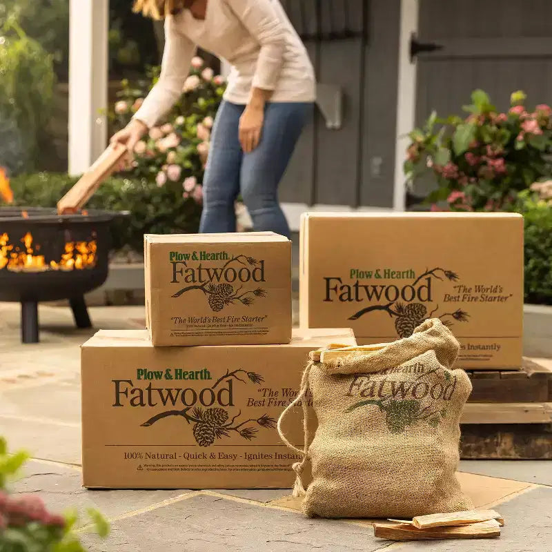 Allume-feu en bois gras Evergreen, boîte de 4,5 kg