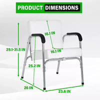 BestMassage Fauteuil de lavage Fauteuil de barbier avec accoudoir en similicuir