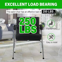 BestMassage Fauteuil de lavage Fauteuil de barbier avec accoudoir en similicuir