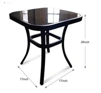 ALAULM Ensemble de mobilier de patio 3 pièces, fauteuils à bascule pivotants en aluminium pour extérieur, ensemble de bistro de patio avec coussins et table basse