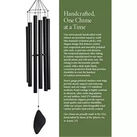 Music of the Spheres Carillon d'extérieur pentatonique Mezzo, petite et moyenne taille, fabriqué à la main, accordé avec précision, résistant aux intempéries, 38