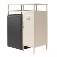 Mini-réfrigérateur de rangement de style casier métallique Novogratz Cache