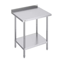 Table de travail en acier inoxydable VEVOR 24 x 30 x 36 pouces, table de préparation alimentaire commerciale robuste, table de travail en métal avec hauteur réglable
