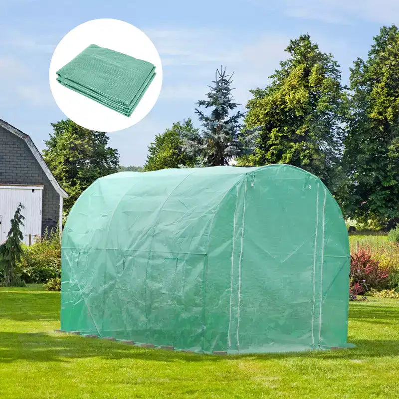 Bâche de remplacement pour serre Aoodor, grande bâche de rechange pour serre tunnel de jardinage extérieur (cadre NON inclus)