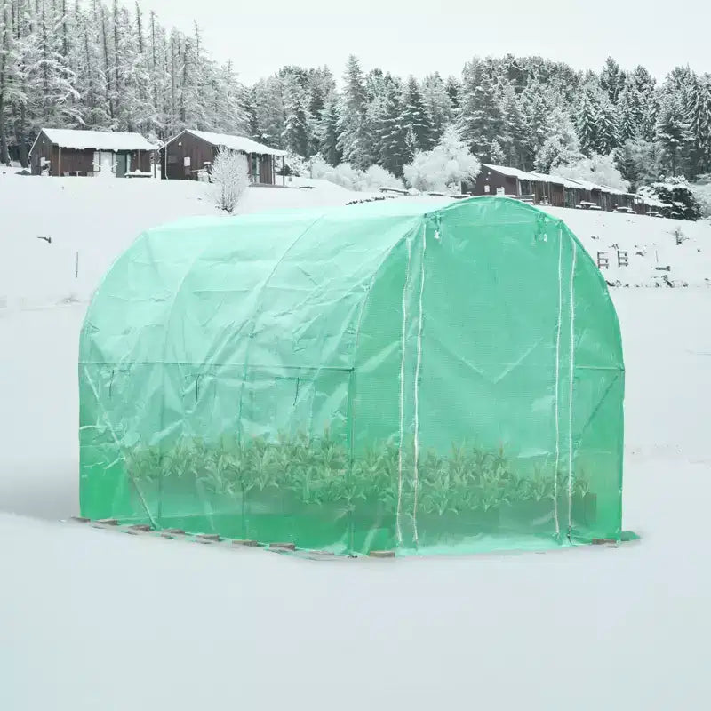 Bâche de remplacement pour serre Aoodor, grande bâche de rechange pour serre tunnel de jardinage extérieur (cadre NON inclus)