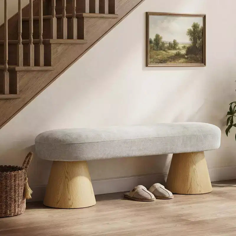 Banc de salle à manger multifonctionnel rembourré Ofra moderne Christopher Knight Home