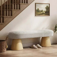 Banc de salle à manger multifonctionnel rembourré Ofra moderne Christopher Knight Home