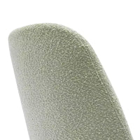 Chaise de salle à manger Genevieve en tissu bouclette de style Mid-Century Modern WestinTrends (lot de 6)