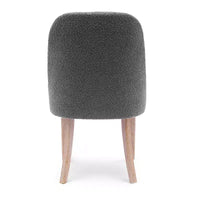 Chaise de salle à manger Genevieve en tissu bouclette de style Mid-Century Modern WestinTrends (lot de 6)