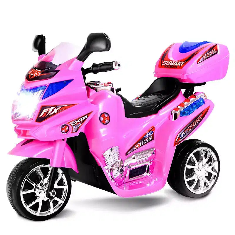 Costway Moto électrique pour enfant à 3 roues 6 V fonctionnant sur batterie