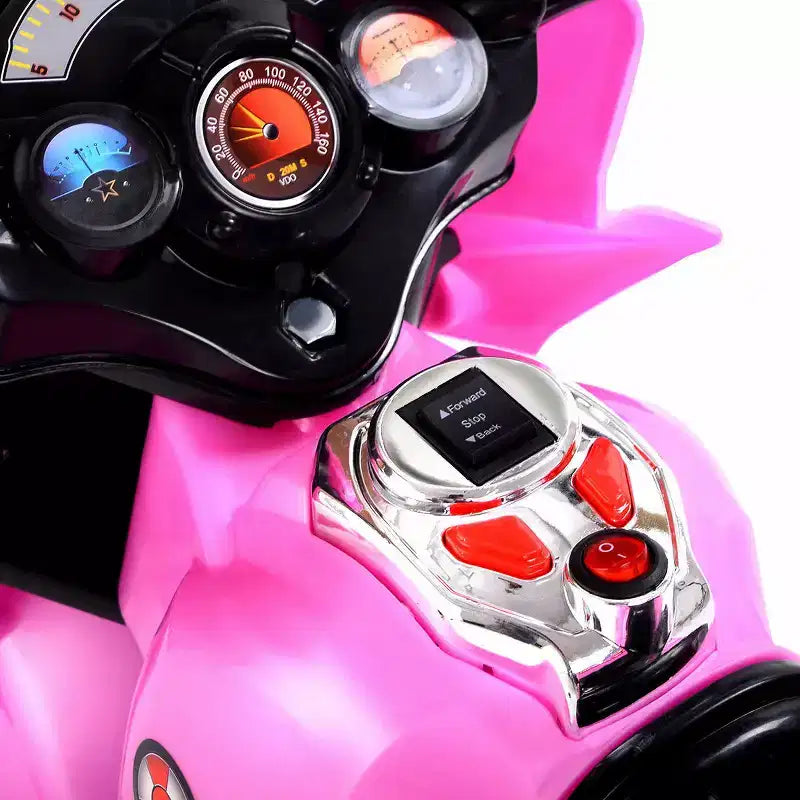 Costway Moto électrique pour enfant à 3 roues 6 V fonctionnant sur batterie