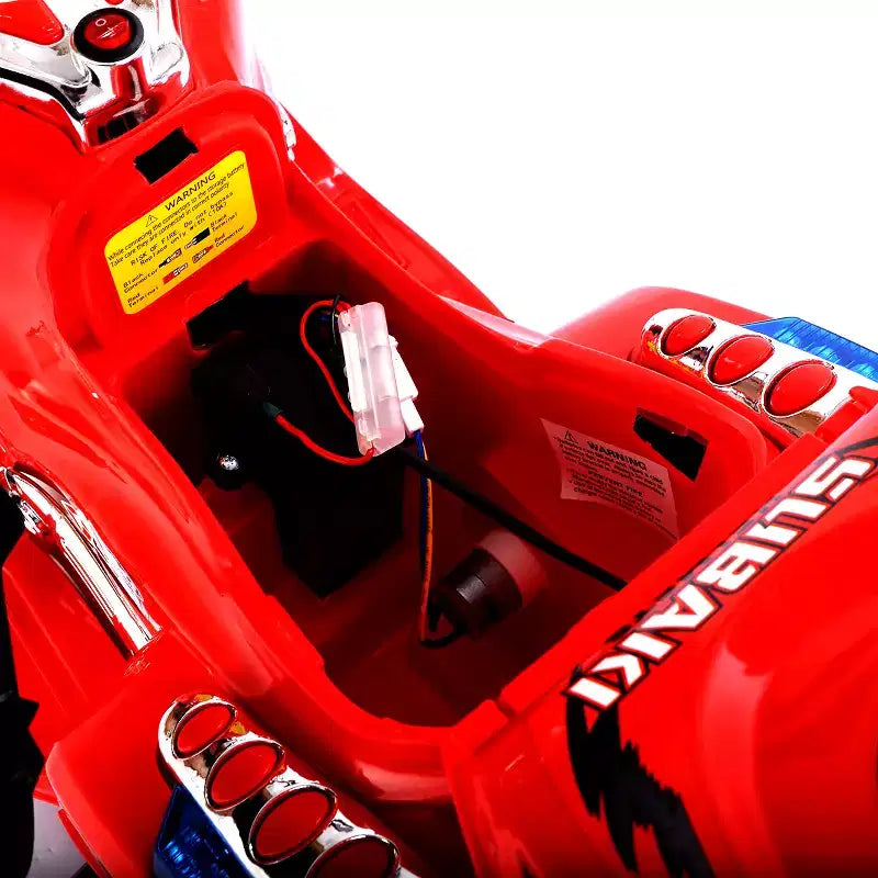 Costway Moto électrique pour enfant à 3 roues 6 V fonctionnant sur batterie