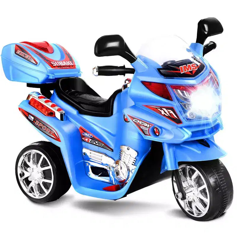Costway Moto électrique pour enfant à 3 roues 6 V fonctionnant sur batterie