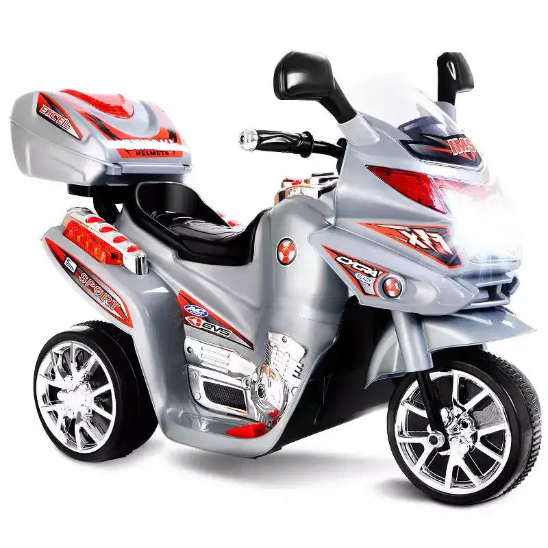 Costway Moto électrique pour enfant à 3 roues 6 V fonctionnant sur batterie