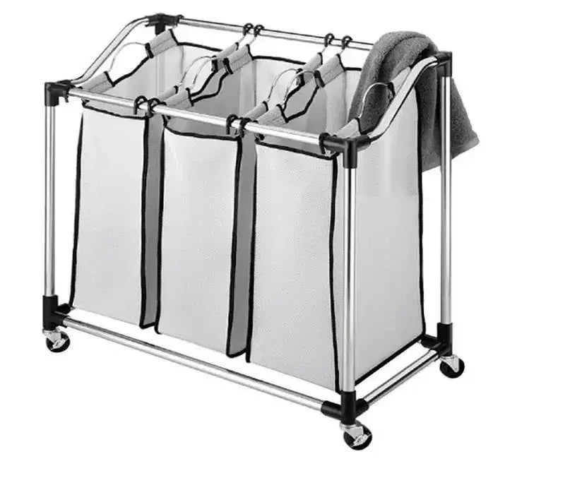 Trieur à linge Whitmor, Nylon Duramesh, Gris