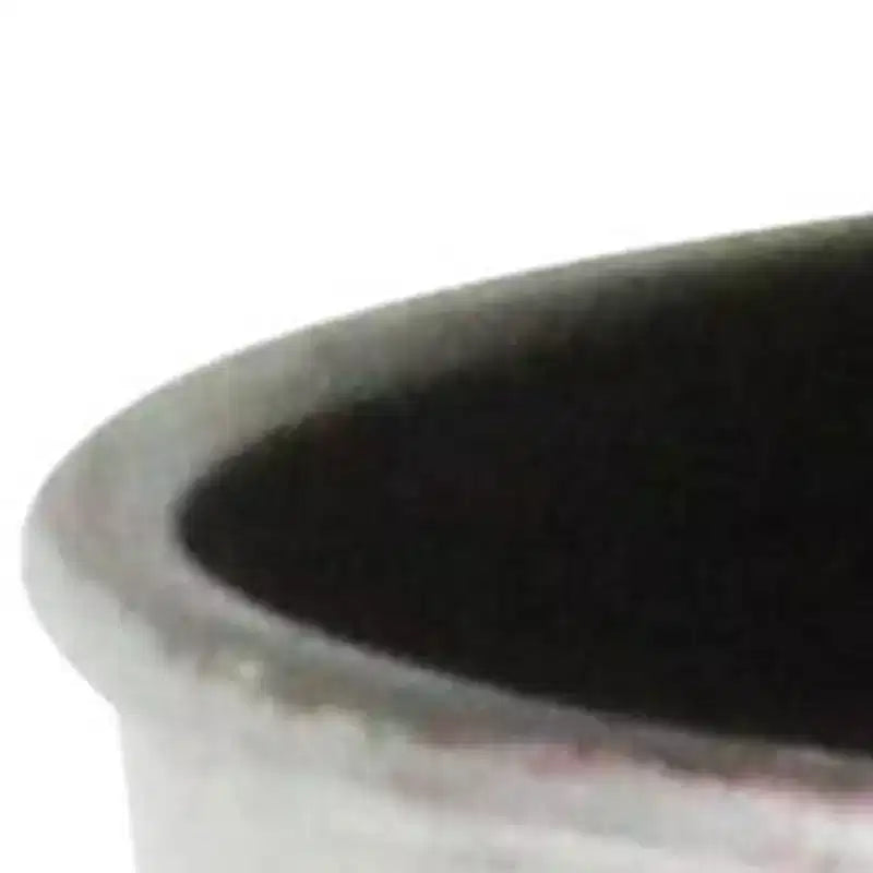 HomeRoots Pot jardinière rond 5 argenté en plastique recyclé, intérieur extérieur