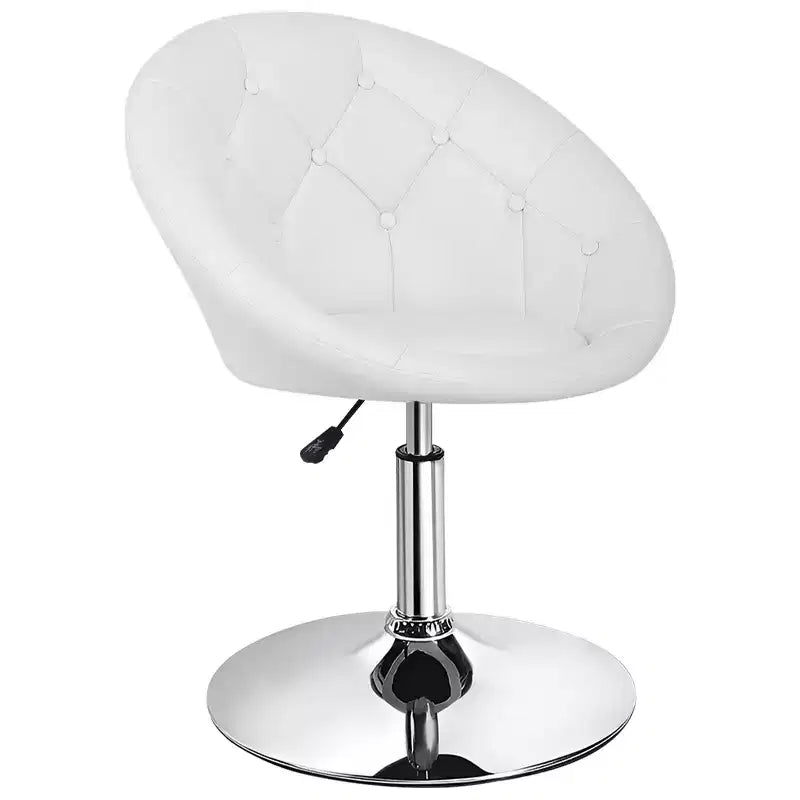 Chaise de coiffeuse BestMassage moderne pivotante de maquillage avec hauteur réglable, fauteuil d'appoint