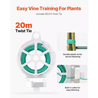 VEVOR Treillis à Concombres pour Plantes Grimpantes, Treillis Pliable 99 x 81 cm pour Concombres avec Attaches Torsadées, Treillis de Jardin en Métal pour Carré Potager