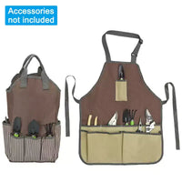 Unique Bargains Sac à outils de jardin polyvalent en tissu Oxford avec tablier, 1 ensemble