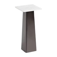 Table d'appoint carrée en marbre Kate and Laurel Quinley