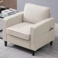 Canapé fauteuil simple Mjkone moderne pour salon