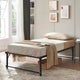 Kings Brand Furniture Twin Size Metal Pop up Trundle Day Bed Frame with Wheels- Sturdy and Elegant Space-Saving Solution