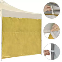 InstaHibit Paroi laterale universelle UV50+ compatible avec auvent pliant 10x10 pi, 1 pièce, fête