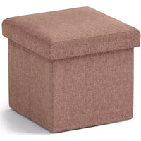 Ottoman de rangement carré pliable Ornavo Home - 12 po
