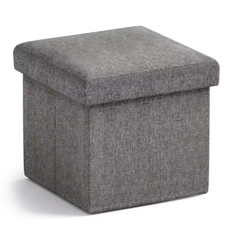 Ottoman de rangement carré pliable Ornavo Home - 12 po