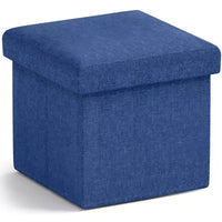 Ottoman de rangement carré pliable Ornavo Home - 12 po