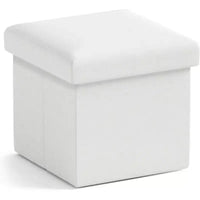 Ottoman de rangement carré pliable Ornavo Home - 12 po