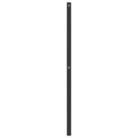 vidaXL Tête de lit en métal, Tête de lit en acier pour lit, Noir, Jumeau