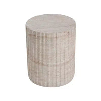 Christopher Knight Home Siani Table d'appoint extérieure minimaliste cylindrique en béton léger