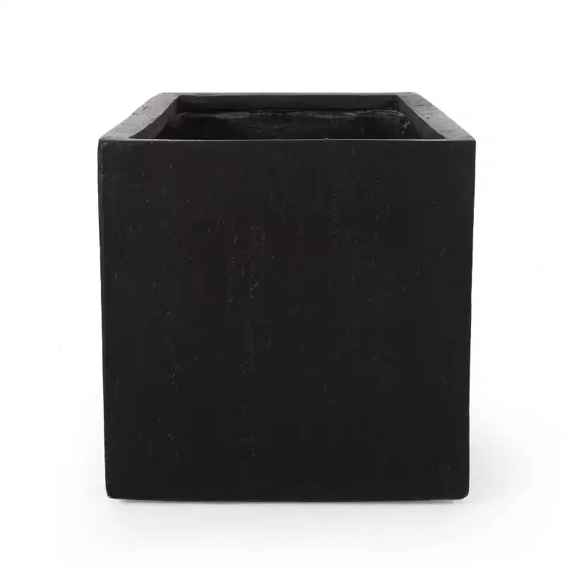 Jardinière rectangulaire d'extérieur moderne en béton léger Christopher Knight Home Ella