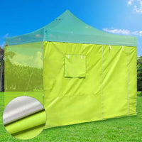 InstaHibit Paroi latérale fenêtre porte UV50+, convient à la tente pop-up 10x10 pi, 1 pièce, camping