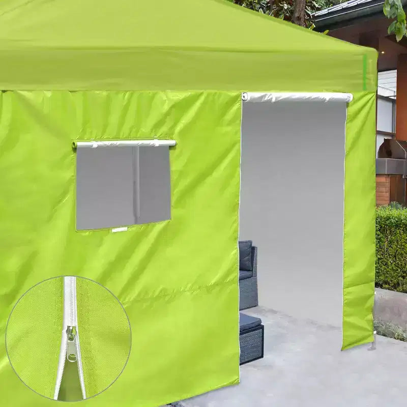 InstaHibit Paroi latérale fenêtre porte UV50+, convient à la tente pop-up 10x10 pi, 1 pièce, camping