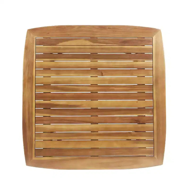 Table à manger carrée d'extérieur en bois d'acacia Reynes Christopher Knight Home
