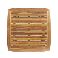 Table à manger carrée d'extérieur en bois d'acacia Reynes Christopher Knight Home