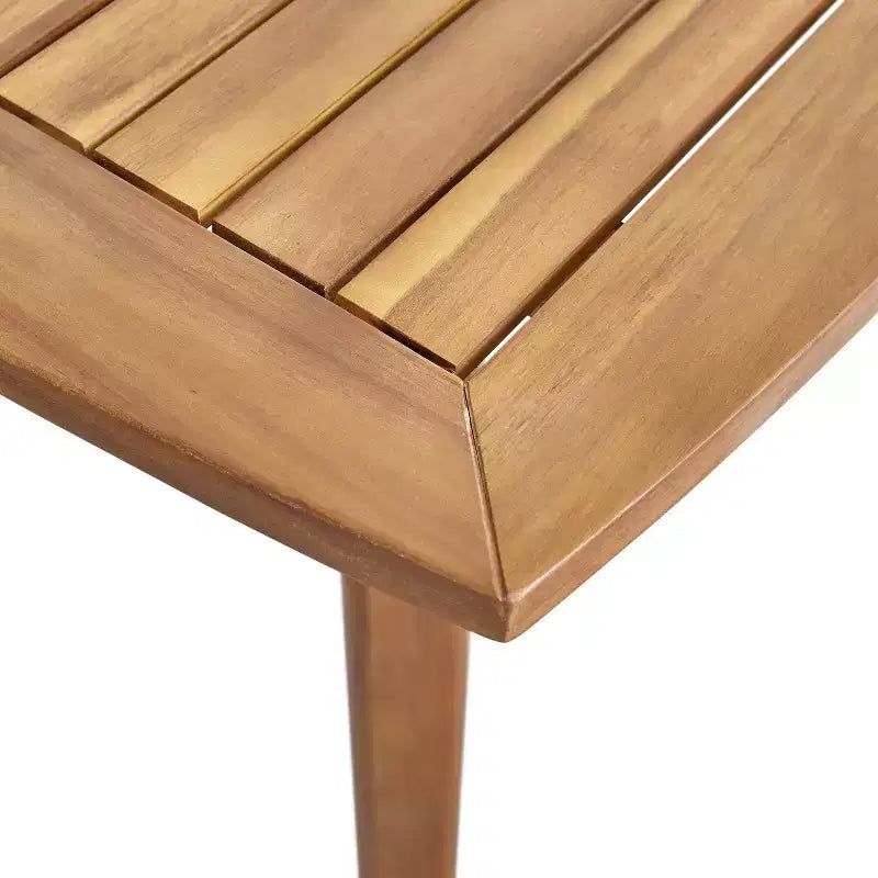 Table à manger carrée d'extérieur en bois d'acacia Reynes Christopher Knight Home