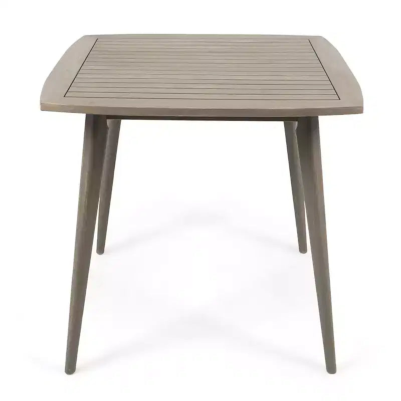 Table à manger carrée d'extérieur en bois d'acacia Reynes Christopher Knight Home