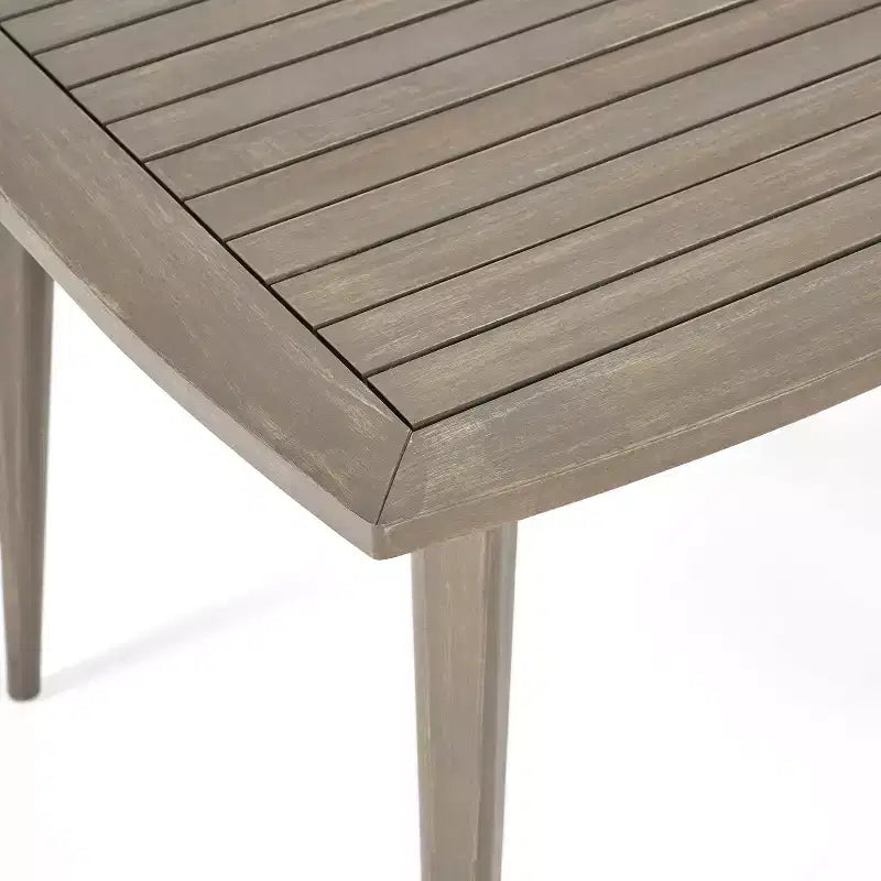 Table à manger carrée d'extérieur en bois d'acacia Reynes Christopher Knight Home