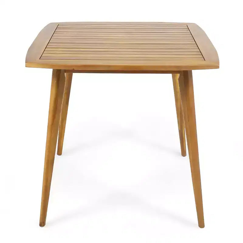 Table à manger carrée d'extérieur en bois d'acacia Reynes Christopher Knight Home