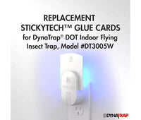 DynaTrap 23005-0612 DOT StickyTech – Recharges de Plaques de Colle pour Piège à Insectes Volants d'Intérieur – Paquet de 6
