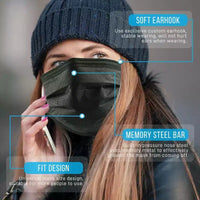 SereneLife 50 masques faciaux jetables