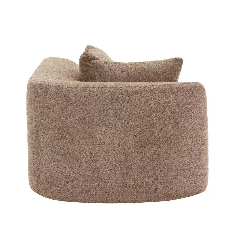 Christopher Knight Home 116 canapé sectionnel courbé moderne avec mousse haute densité et 4 coussins